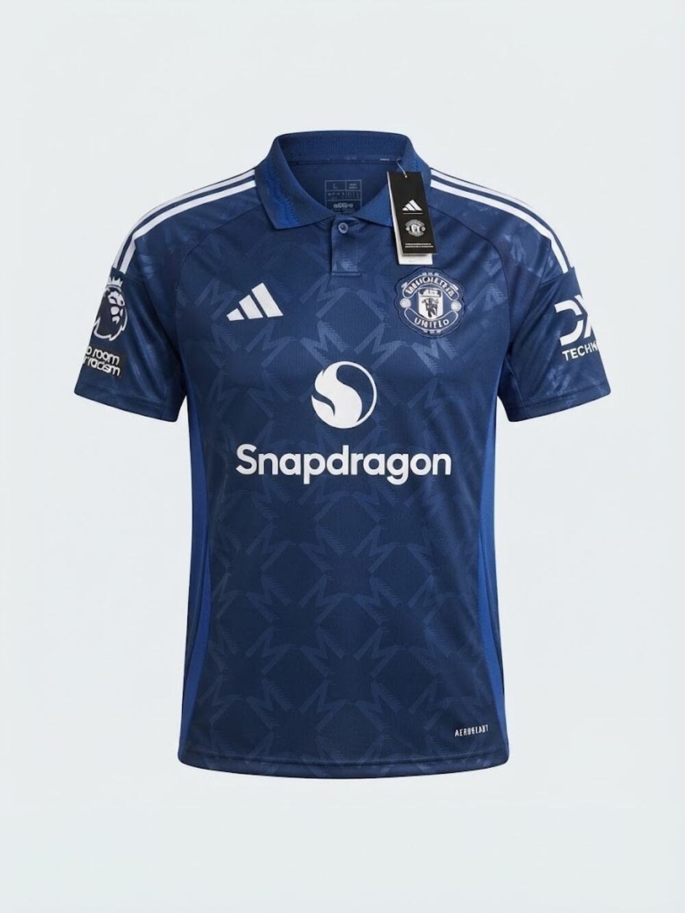 Manchester United Third Jersey 24/25 Garnacho #17 Adidas Blue Size L - NWT